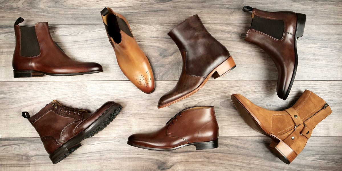 brown dress shoes boots Amazon.com | Dunross & Sons Boots. Brown Chelsea Boots Men. Jayden Espresso Brown Dress Boots for Men. Mens Leather Chelsea Boots, Mens Gifts