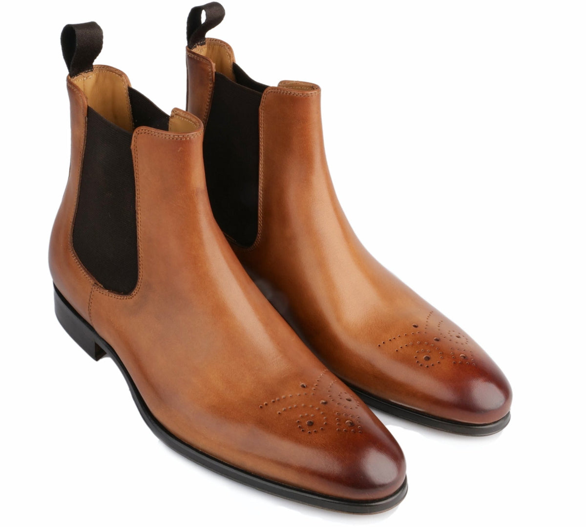 Leather soled hotsell brogue dealer boots