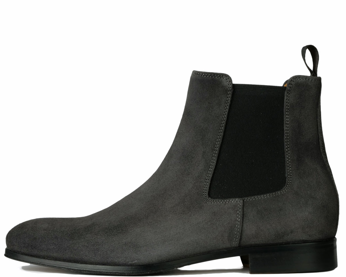 Chelsea Boot Grey Suede | Thomas Bird | tblon.com
