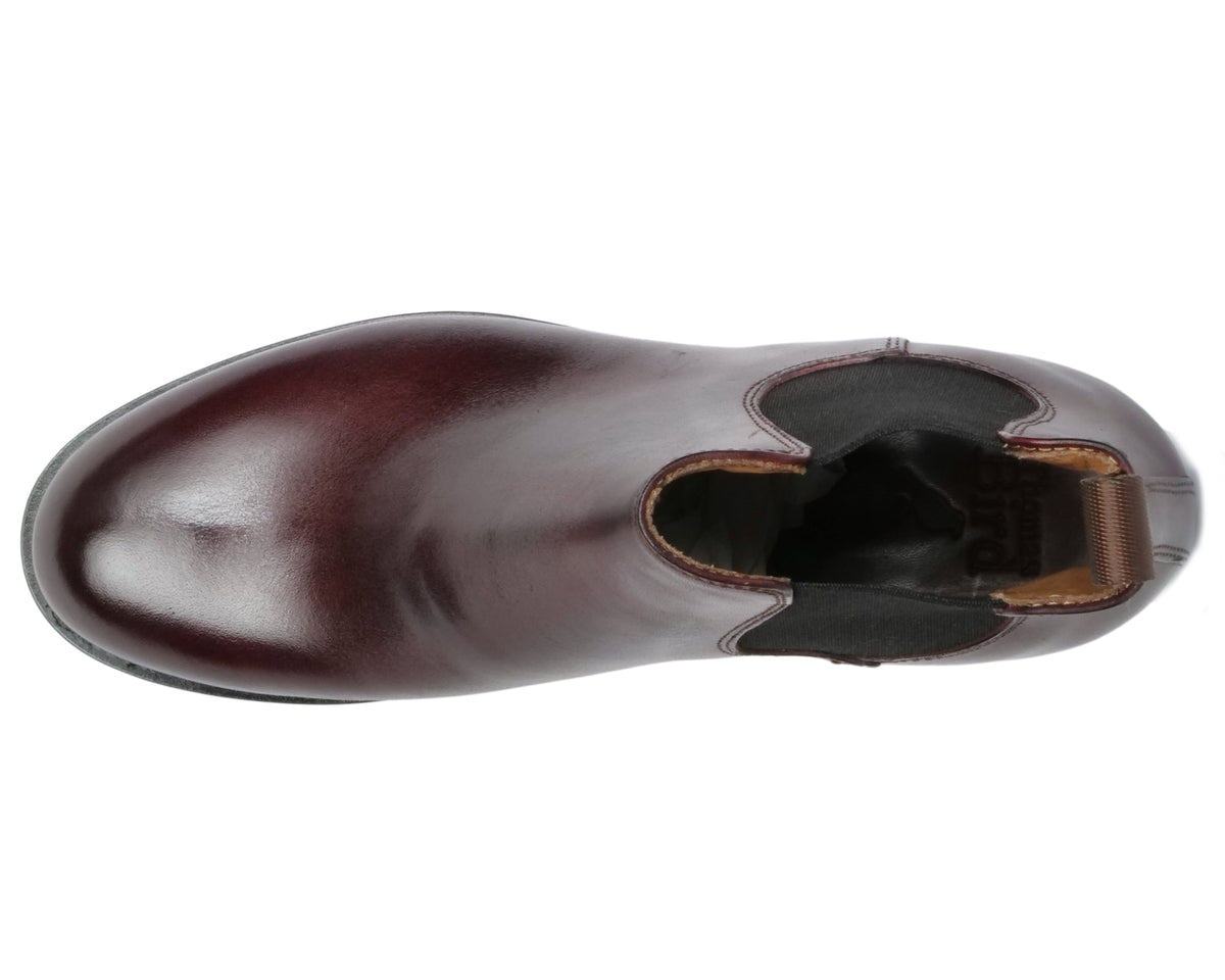 oxblood chelsea boots womens