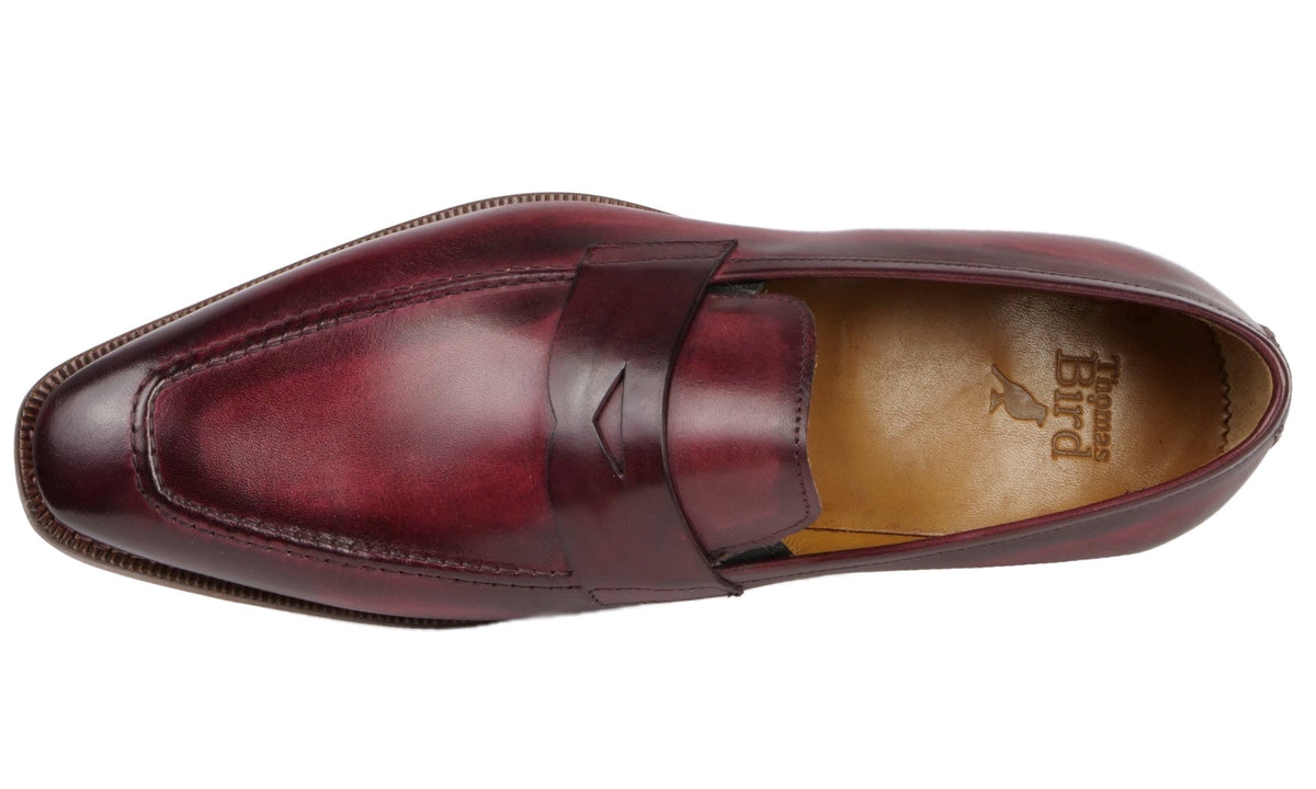 Penny Loafer Oxblood/Burgundy | Thomas Bird | tblon.com display picture 3