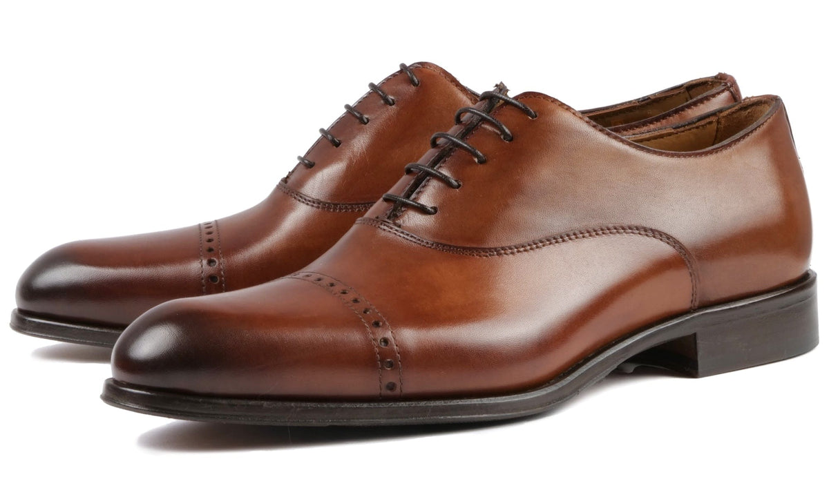 Cap Toe Oxford Brown & Thomas Bird & Tblon.com