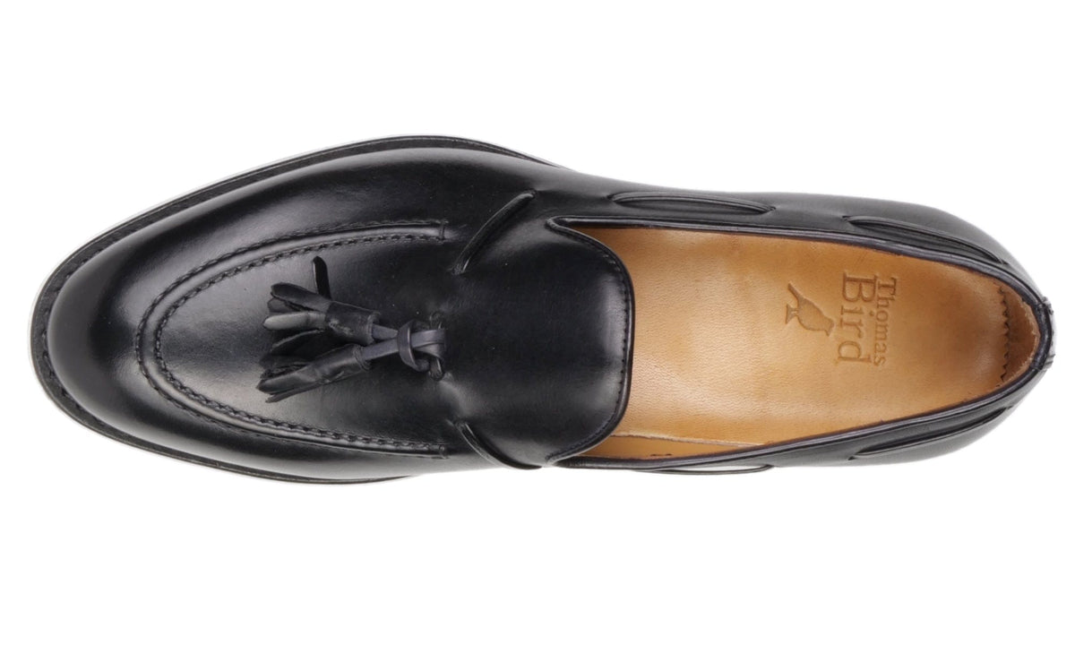 Tassel Loafer Black Thomas Bird