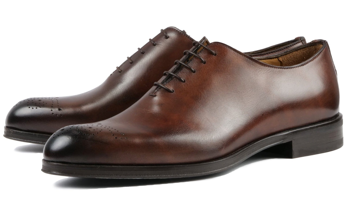 その他 TEN BDP PIQUE BROWN L wholecut-oxford-brogue-brown-
