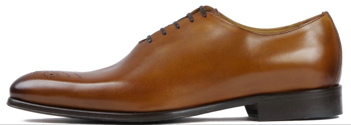 Wholecut Oxford Brogue Tan Brown | Thomas Bird | tblon.com