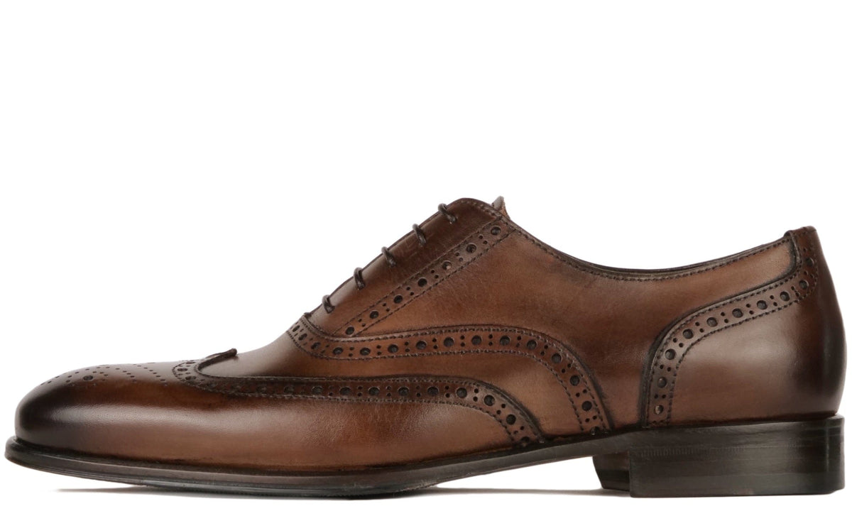 To Boot New York Men\'s Brown Leather Wingtip Oxford‎ Dress Shoes Sz 11 Brogue $475 To Boot NY Duke Burnished Calf Wingtip | Mercari main image 2