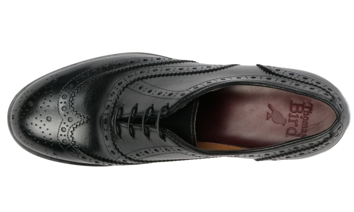 Wingtip Oxford Brogue Black & Thomas Bird &