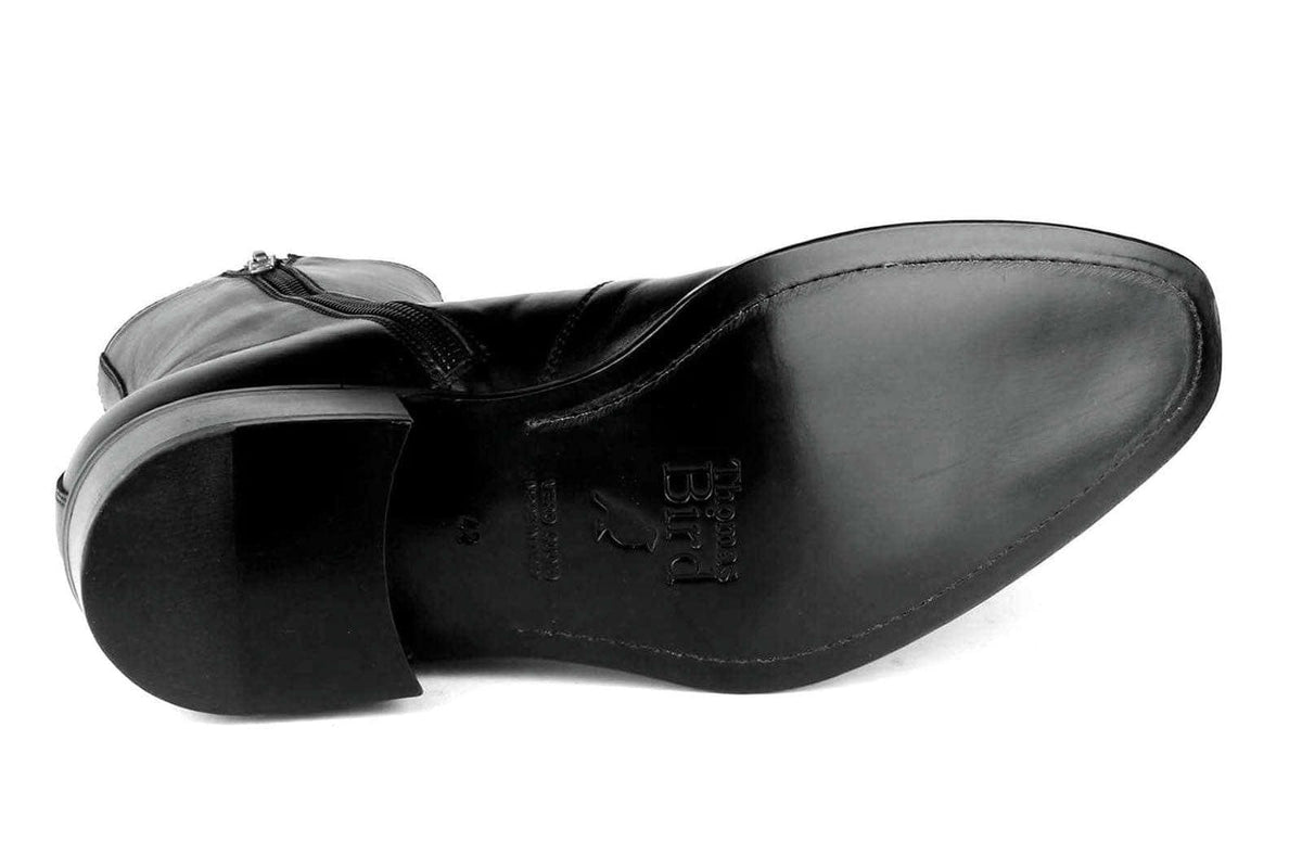 MANAGUA - Elastic sock-type boots with high geometric heels