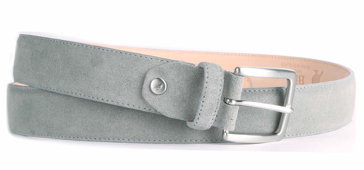 Grey suede belt womens best sale