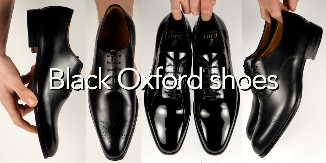 Black oxford shoes