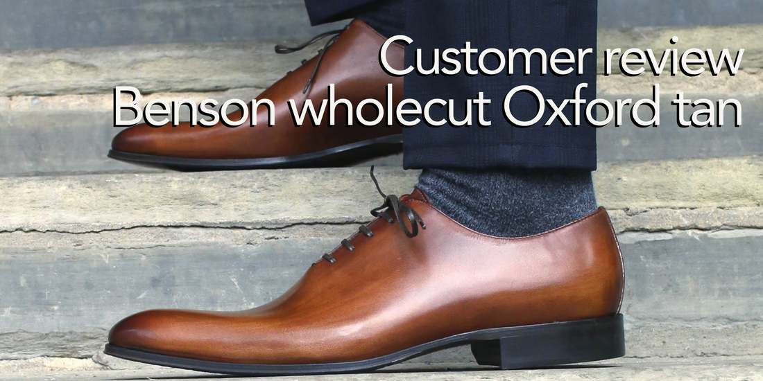 Customer review – Benson wholecut tan