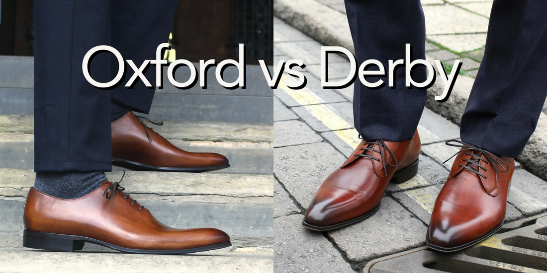 What’s the difference between Oxford and Derby shoes?