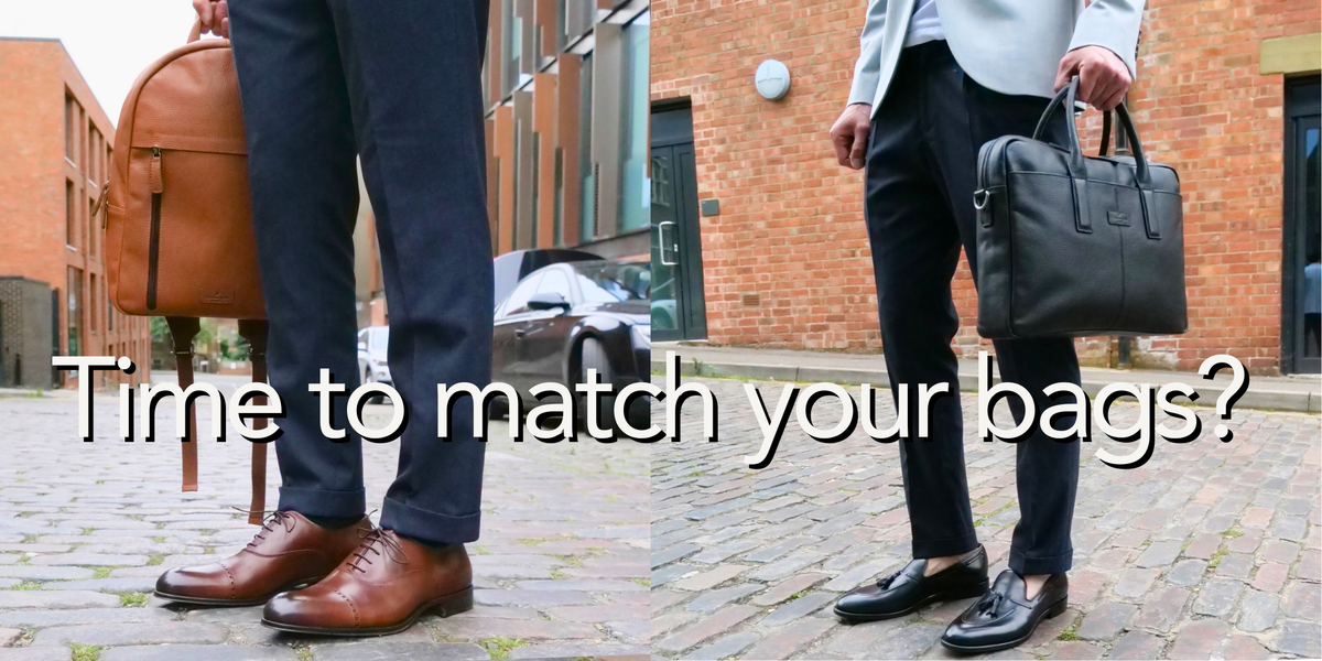 Take your style up another notch with a matching leather bag & Thomas ...