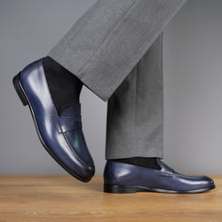 Monaco Penny Loafer Blue