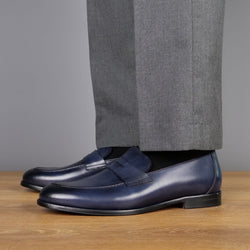 Monaco Penny Loafer Blue