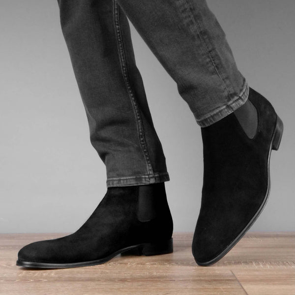 Eastwood Chelsea Boot Black Suede