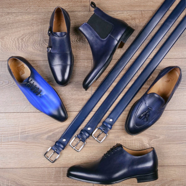 Bourne Monk Strap Blue