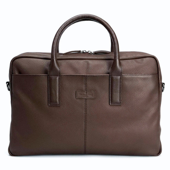 Leather Briefcase  Brown