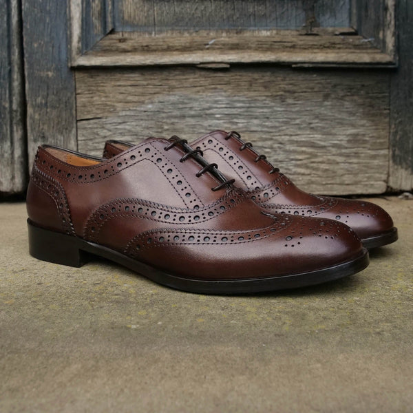 Siena Wingtip Oxford Brogue Brown