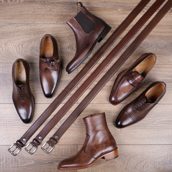 Brooklyn Single Monk Strap Brown