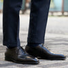 Eton Cap Toe Oxford Black Vibram Sole