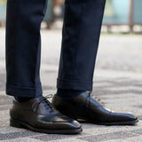 Eton Cap Toe Oxford Black Vibram Sole