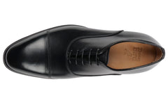 Eton Cap Toe Oxford Black Vibram Sole
