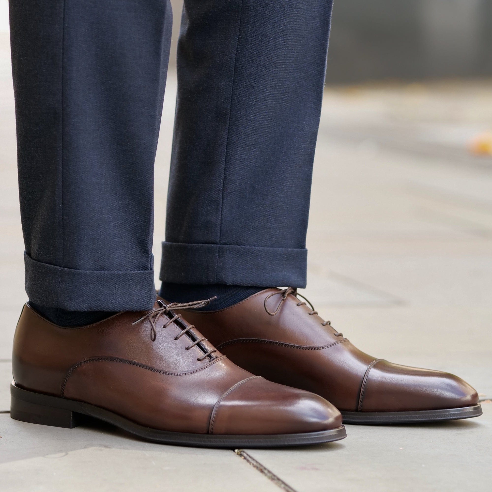 Cap Toe Oxford Brown | Thomas Bird | tblon.com Cap Toe Oxford Brown | Thomas Bird | tblon.com