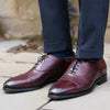 Eton Cap Toe Oxford Oxblood Vibram Sole