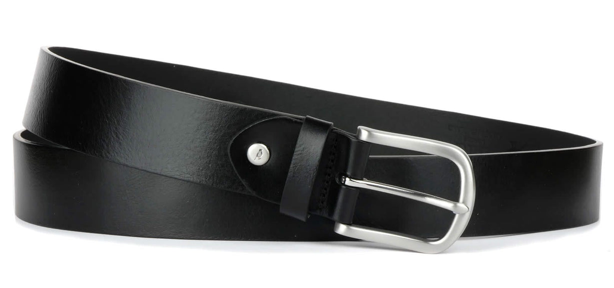 Casual Leather Belt Black