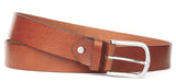 Casual Leather Belt Tan