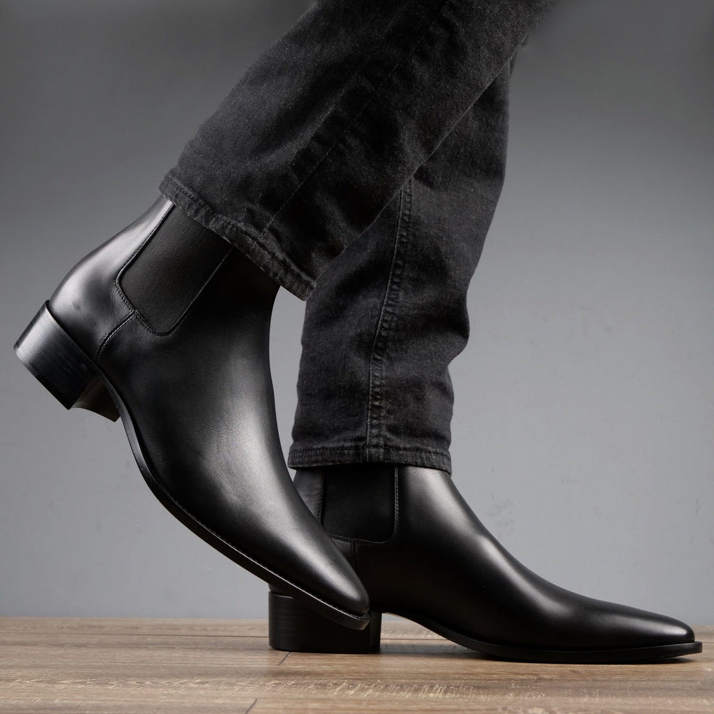 Chelsea Boot Black 40mm Heel | Thomas Bird | tblon.com Chelsea Boot Black 40mm Heel | Thomas Bird | tblon.com