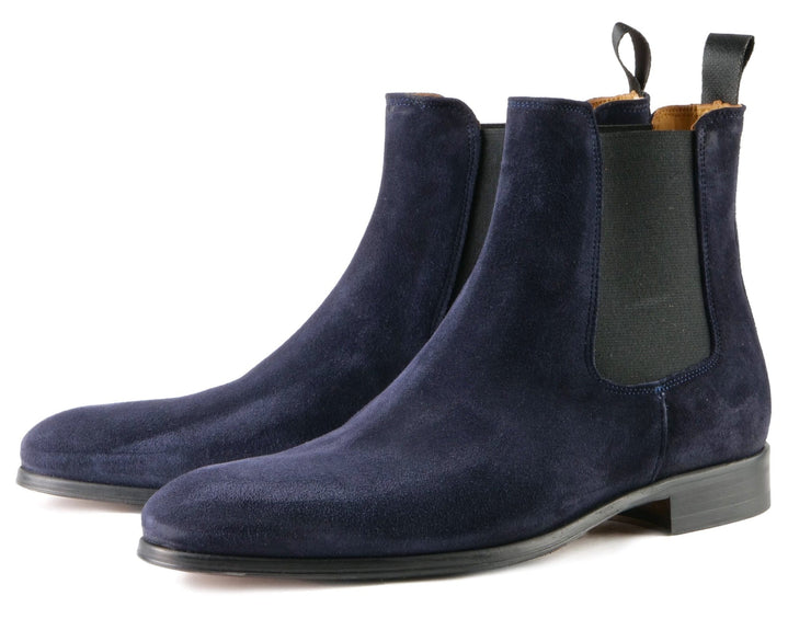 Eastwood Chelsea Boot Navy Blue Suede