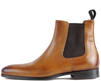 Stirling Brogue Chelsea Light Tan
