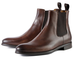 Brown Chelsea Boots Vibram Sole | Thomas Bird | tblon.com display picture 1