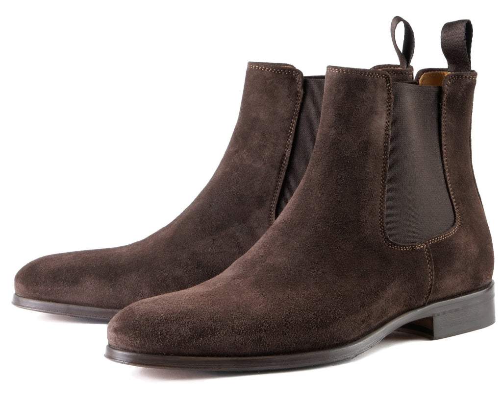 brown suede dress boots The Legend Boot: Rosewood Suede / M43