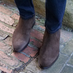 Eastwood Chelsea Boot Brown Suede Vibram