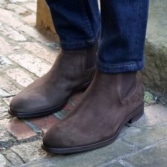 Eastwood Chelsea Boot Brown Suede Vibram