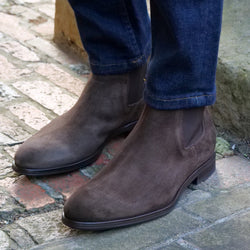 Eastwood Chelsea Boot Brown Suede Vibram