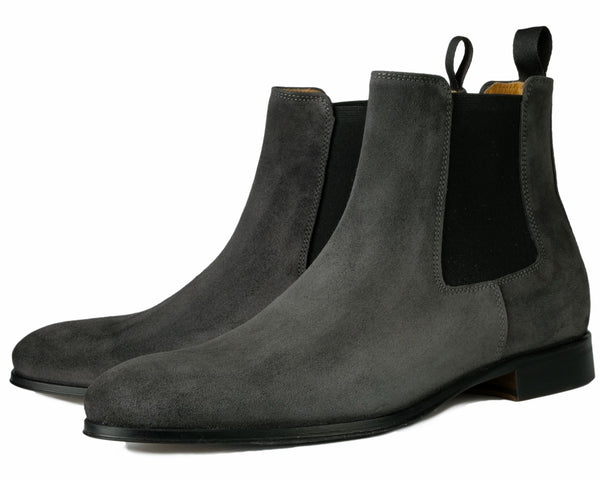 grey suede dress boots Chelsea Boot Light Suede, US 10 UK Size:10½ Athena Distressed Grey Finish TOP 10 BEST Formal