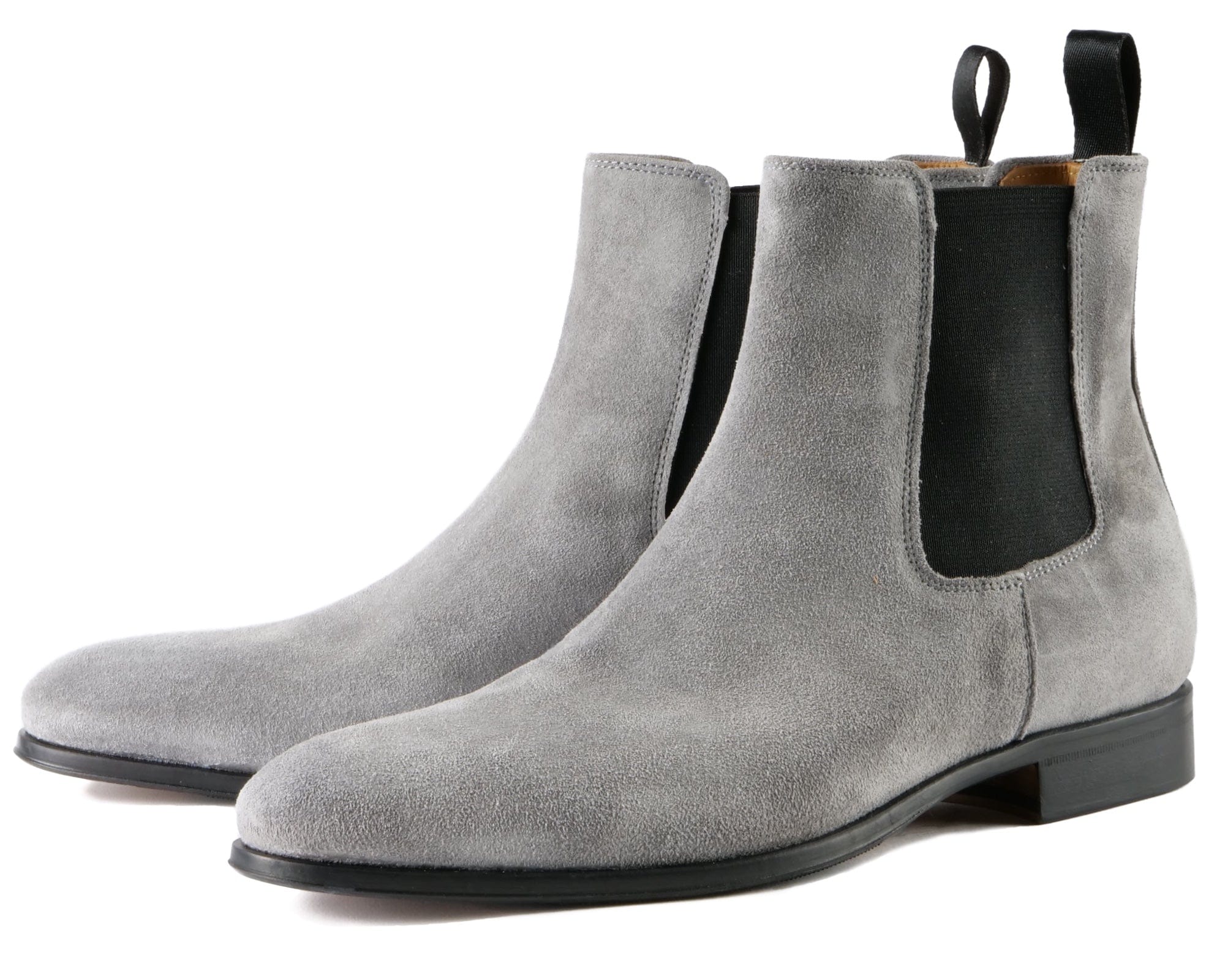 Mens grey suede boots hotsell