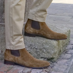 Eastwood Chelsea Boot Medium Brown Suede