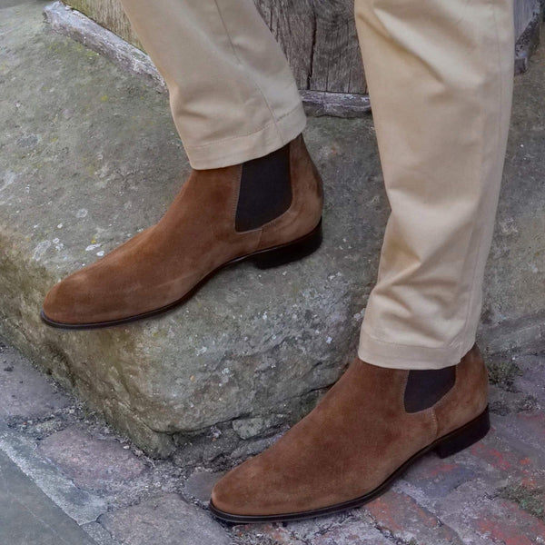 Eastwood Chelsea Boot Medium Brown Suede