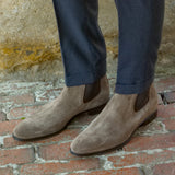 Eastwood Chelsea Boot Taupe Brown Suede