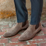 Eastwood Chelsea Boot Taupe Brown Suede