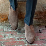 Eastwood Chelsea Boot Taupe Brown Suede