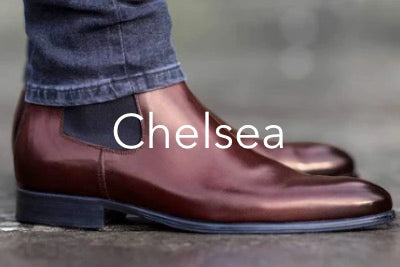 Maroon chelsea boots mens best sale