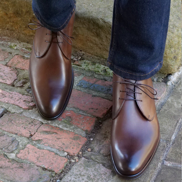 Hamilton Chukka Boot Brown Vibram Sole