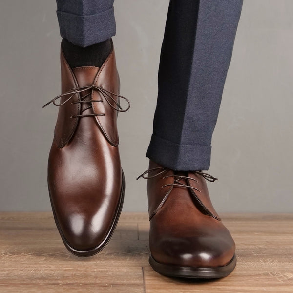 Hamilton Chukka Boot Brown Vibram Sole