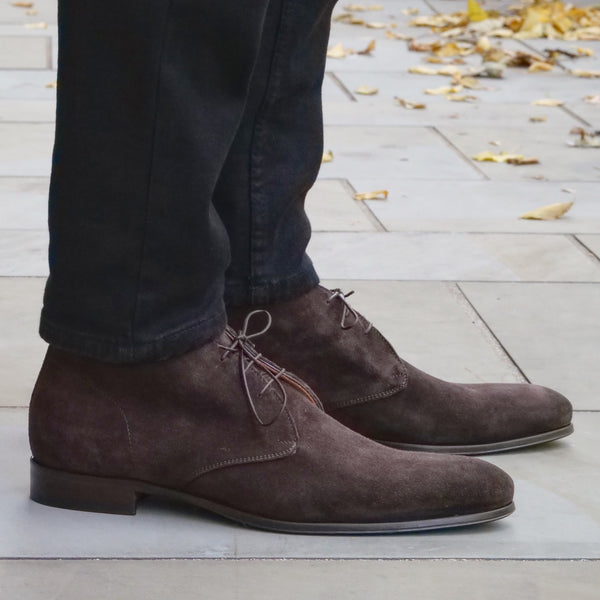 Hamilton Chukka Boot Dark Brown Suede